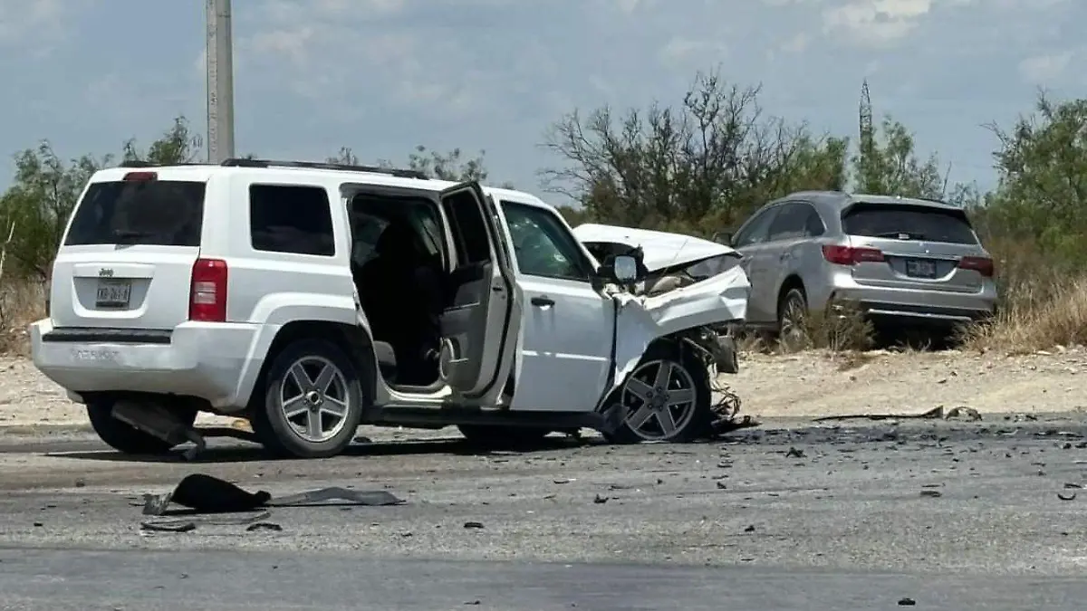 Accidente comitiva Sheinbaum Monclova